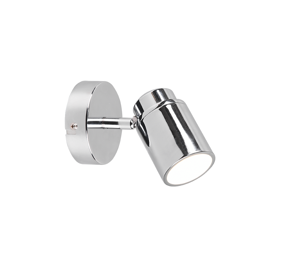 Kohtvalgusti 1 tk GU10 hõbedane