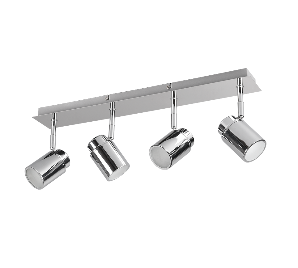 Kohtvalgusti 4 tk GU10 hõbedane - Image 2