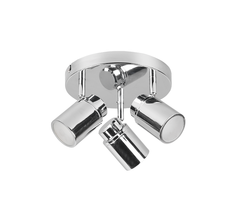 Kohtvalgusti 3 tk GU10 hõbedane - Image 2