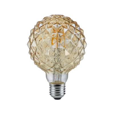 LED pirn E27 dekoratiivne filamenti 4W 320lm 2700K pruun