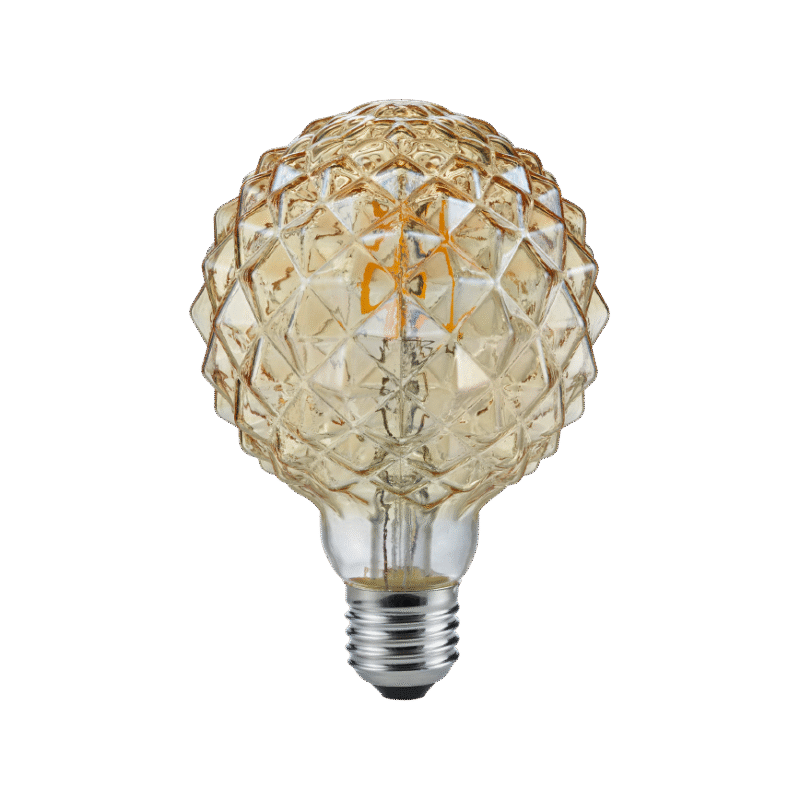 LED pirn E27 dekoratiivne filamenti 4W 320lm 2700K pruun