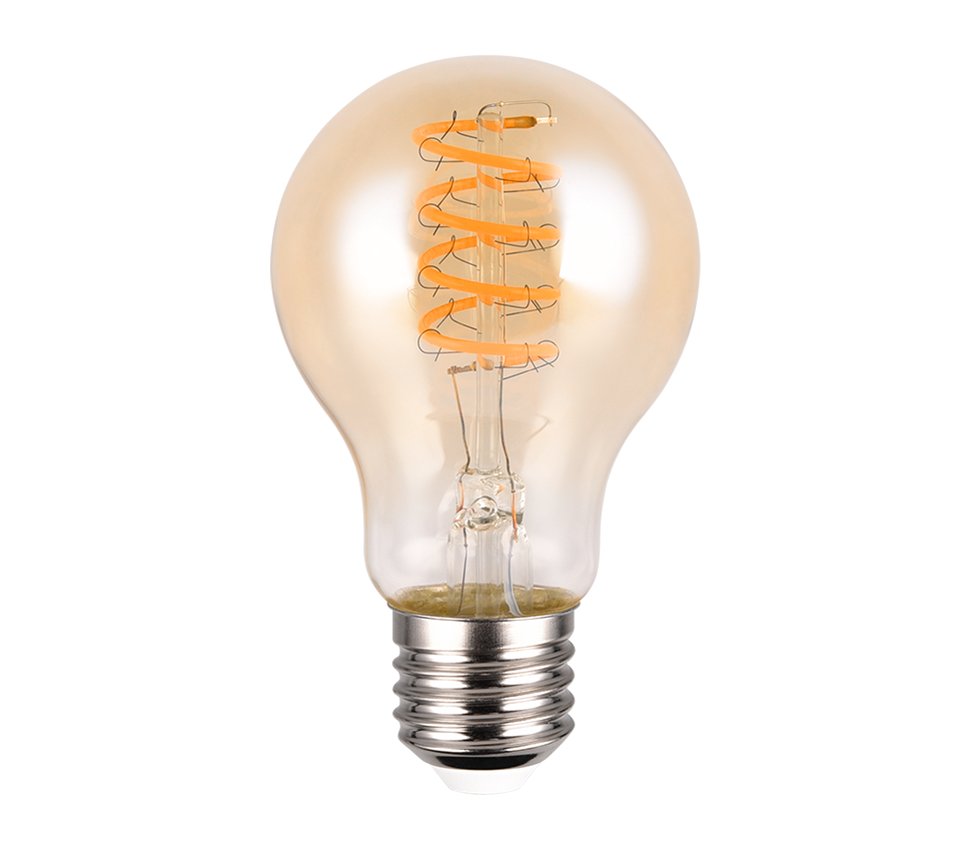 LED pirn E27 filamenti klassikaline 7W 400lm 1800K amber dimmeeritav lüliti