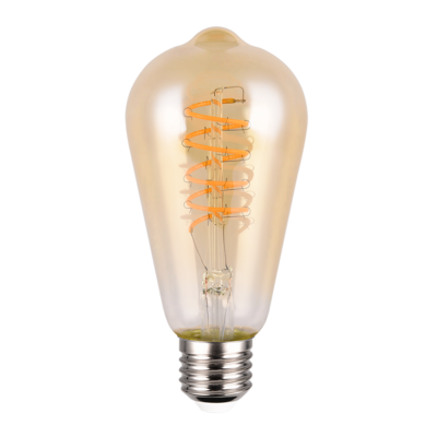LED pirn E27 filamenti tööstuslik 7W 500 lm 1800K amber