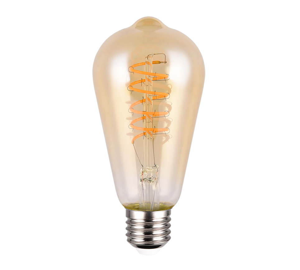 LED pirn E27 filamenti tööstuslik 7W 500 lm 1800K amber