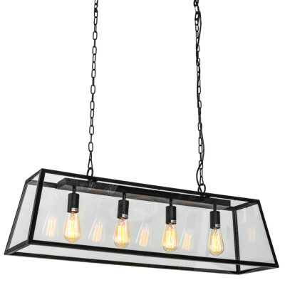 Italux matt must rippvalgusti Laverno, 60W