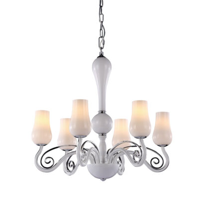 Italux valge rippvalgusti Lybra, 40W