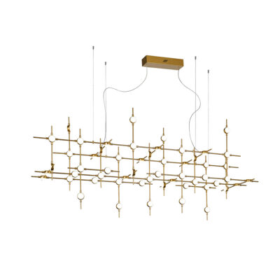 Italux kuldne rippvalgusti Provenza, 132W