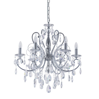 Italux kroomitud rippvalgusti Barocco Chrome, 40W