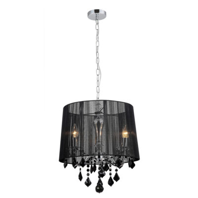 Italux must kroomitud rippvalgusti Cornelia, 40W