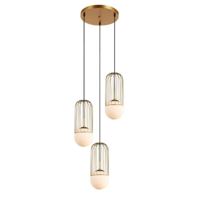 Italux kuldne rippvalgusti Matty, 40W