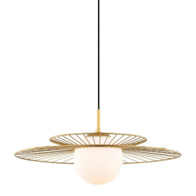 Italux kuldne rippvalgusti Sarah, 40W