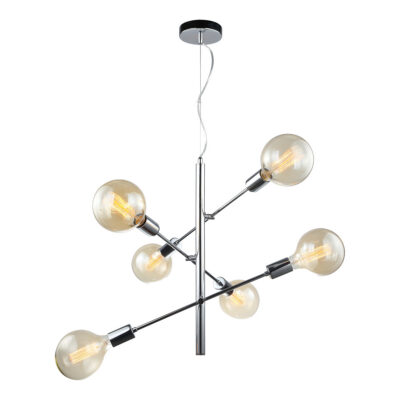 Italux kroomitud rippvalgusti Madalyn, 40W