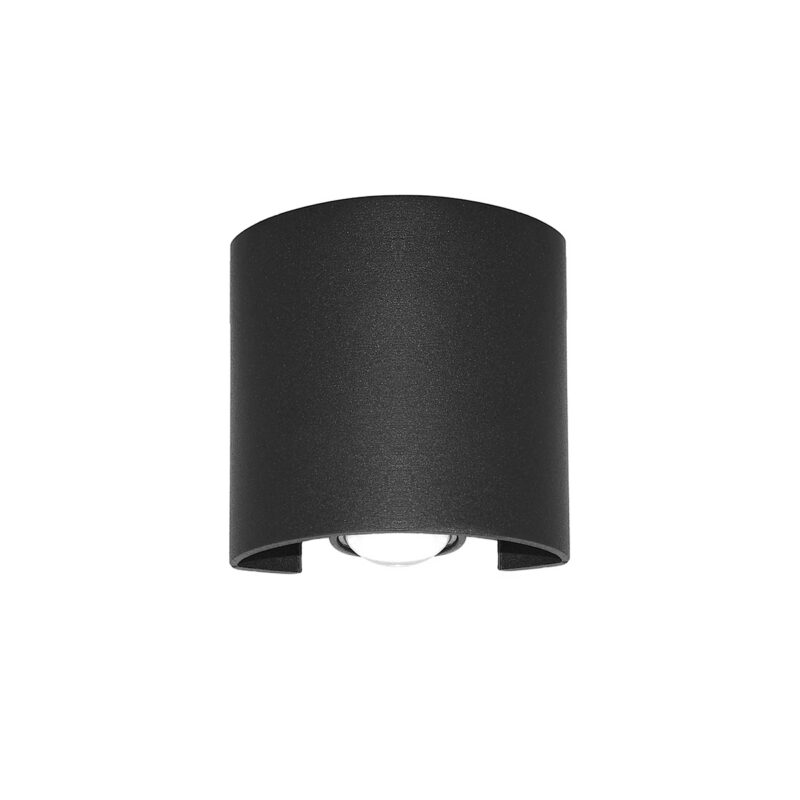 Italux liivapritsitud must seinavalgusti Ortelo, 2W