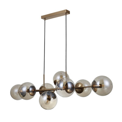 Italux honey brass rippvalgusti Molite, 5W