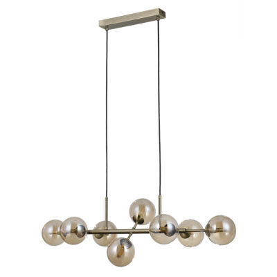 Italux antiikpronksist rippvalgusti Erimida, 5W