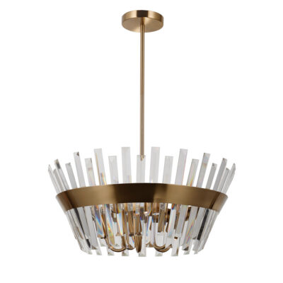 Italux honey brass rippvalgusti Altoya, 40W