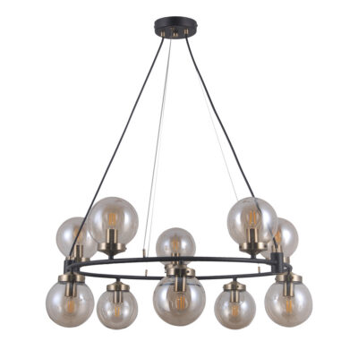 Italux matt must rippvalgusti Galvez, 5W