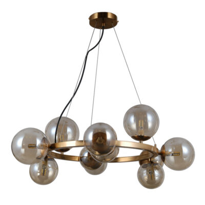 Italux honey brass rippvalgusti Montora, 5W