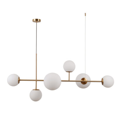 Italux mesi messing rippvalgusti Vailante, 5W