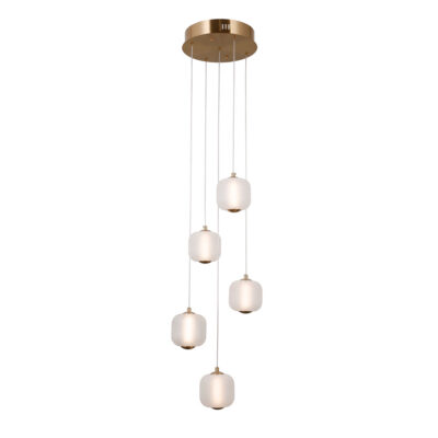 Italux kuldne rippvalgusti Ganti, 12W