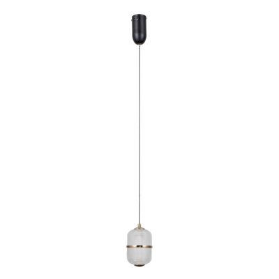Italux matt must rippvalgusti Alani, 6W