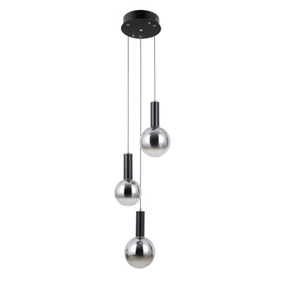 Italux matt must rippvalgusti Strela, 15W