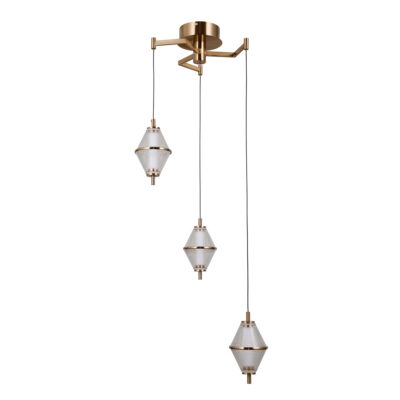 Italux kuldne rippvalgusti Fuente, 15W