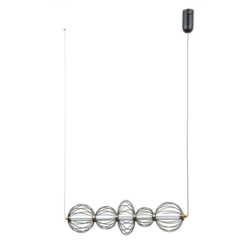 Italux matt must rippvalgusti Rabel, 18W