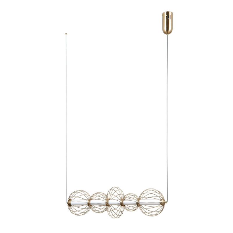 Italux kuldne rippvalgusti Rabel, 18W