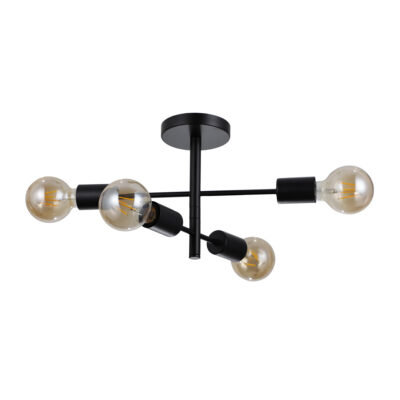 Italux matt must rippvalgusti Piansi, 40W