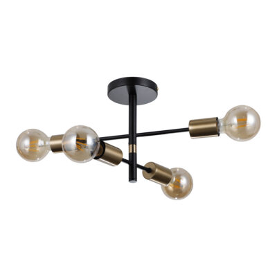 Italux matt must rippvalgusti Piansi, 40W