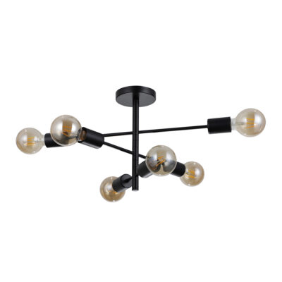 Italux matt must rippvalgusti Piansi, 40W