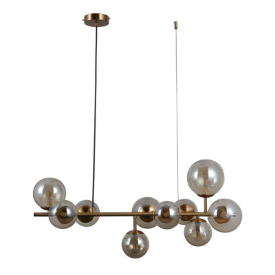 Italux honey brass rippvalgusti Frontera, 5W