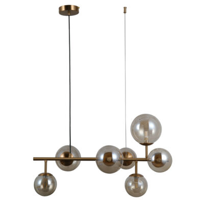 Italux honey brass rippvalgusti Frontera, 5W