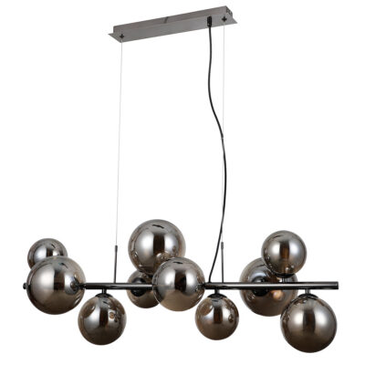 Italux must kroomitud rippvalgusti Canello, 5W