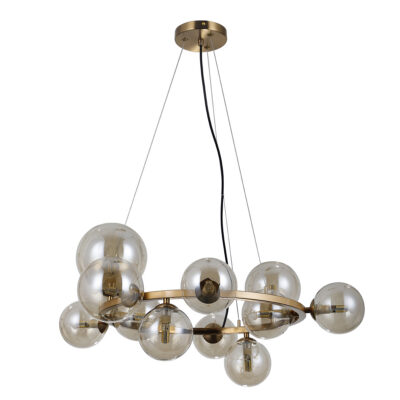 Italux honey brass rippvalgusti Canello, 5W