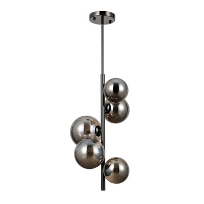 Italux must kroomitud rippvalgusti Canello, 5W