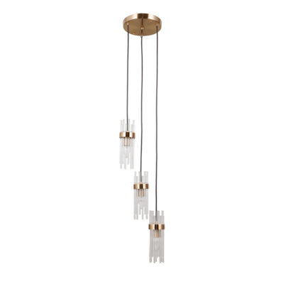 Italux kuldne rippvalgusti Taraso, 40W