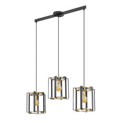 Italux matt must rippvalgusti Primero, 60W