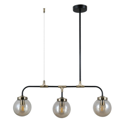 Italux matt must rippvalgusti Valpena, 5W