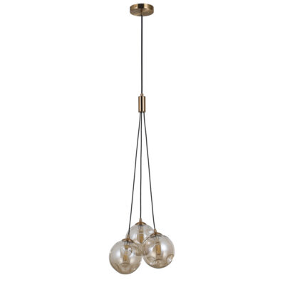 Italux honey brass rippvalgusti Perlos, 5W