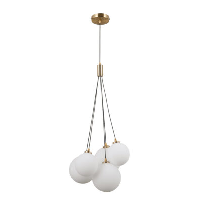 Italux honey brass rippvalgusti Perlos, 5W