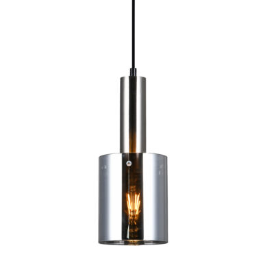 Italux satin nikkel rippvalgusti Sardo, 40W