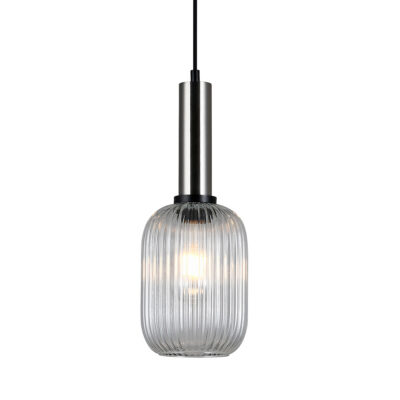 Italux satin nikkel rippvalgusti Antiola, 40W