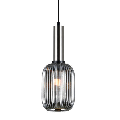 Italux satin nikkel rippvalgusti Antiola, 40W