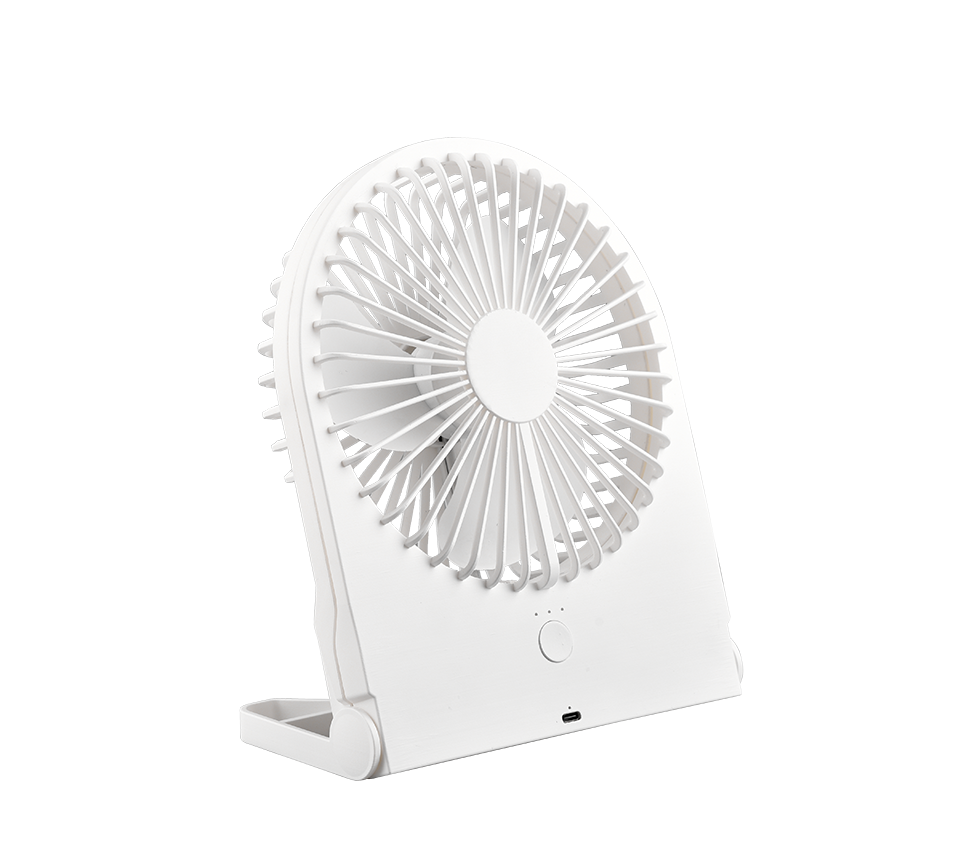 Laudventilaator matt valge laaditav