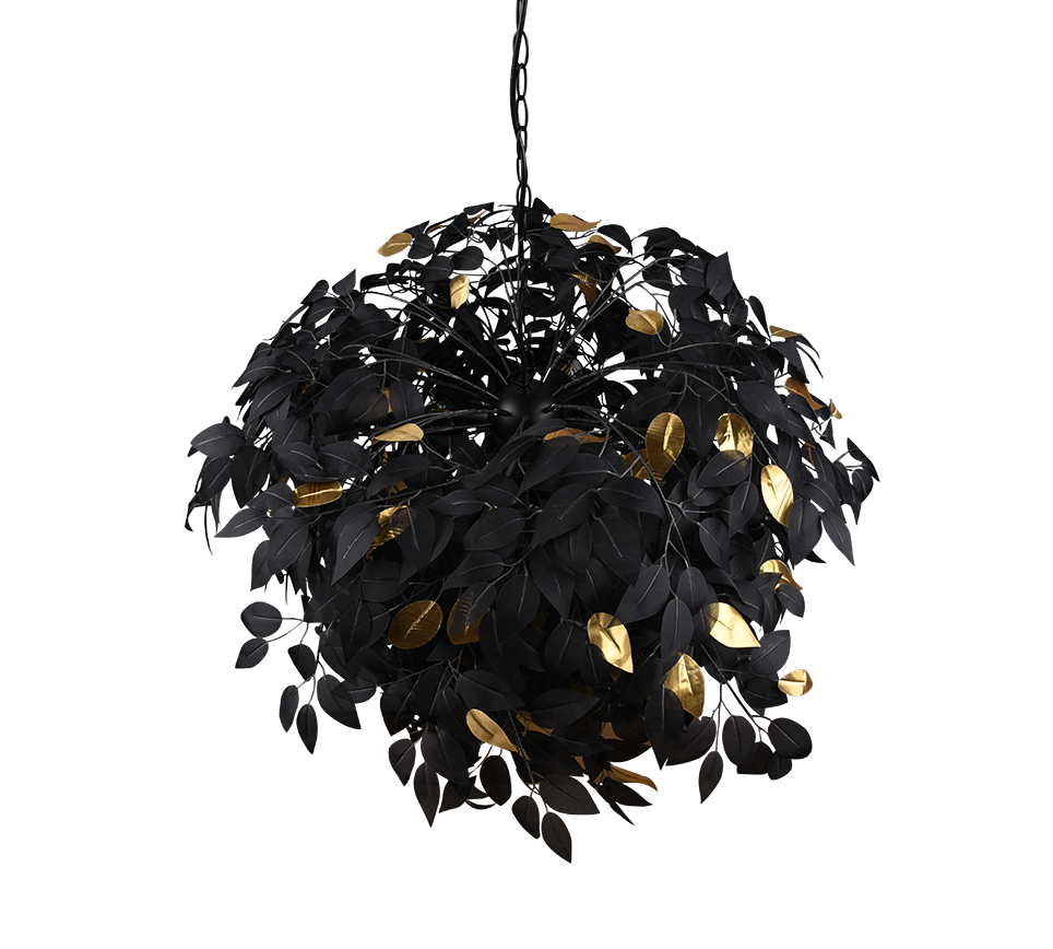 Rippuv valgusti 70 cm 4xE14 must matte - Image 5