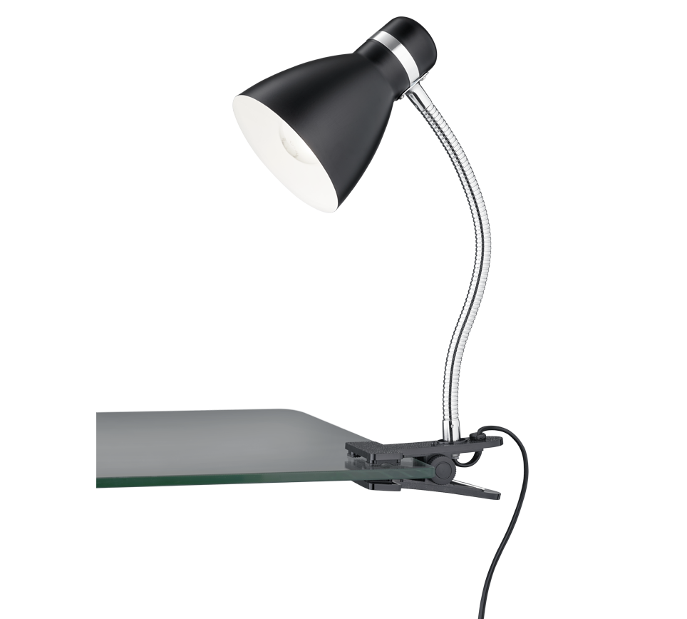 Harvey klambrivalgusti E27 must matte