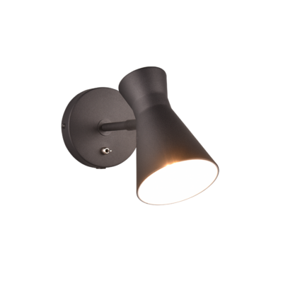 Seinavalgusti E27 must matte