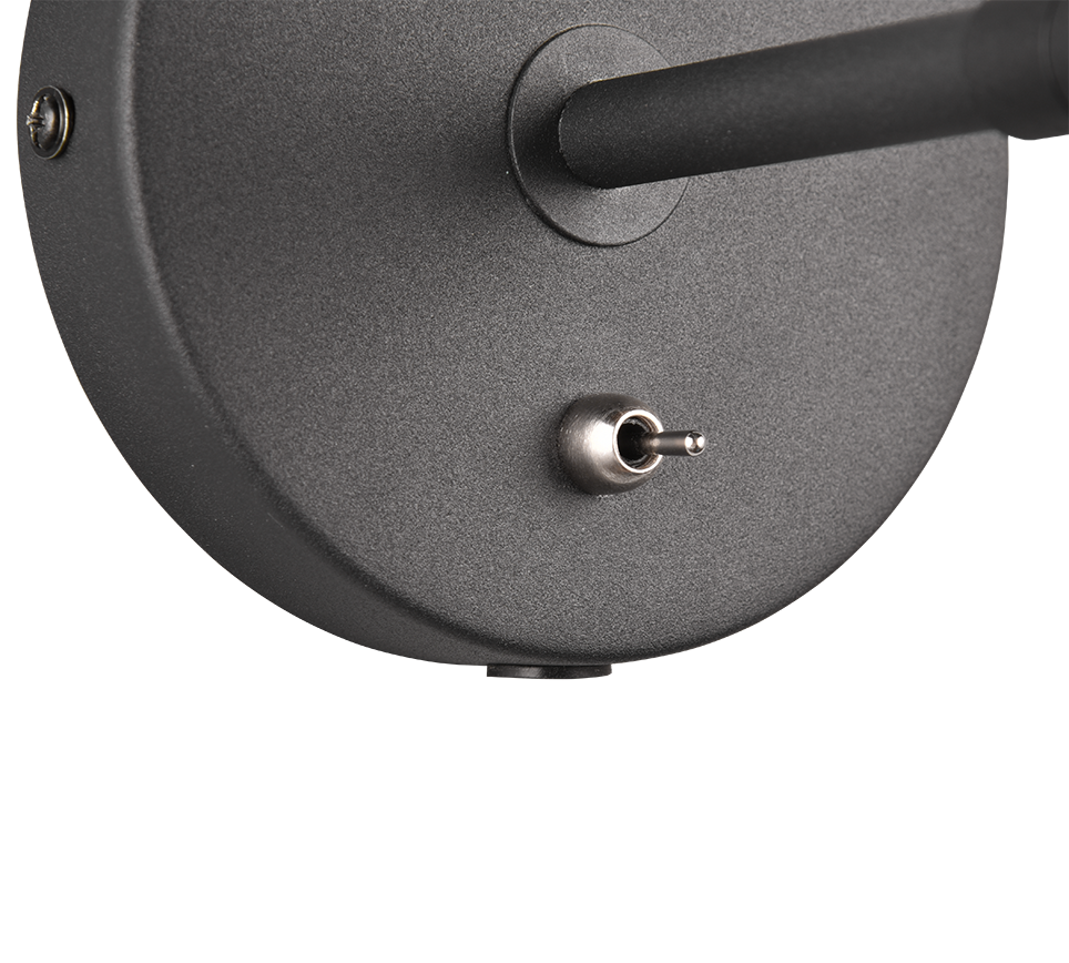 Seinavalgusti E27 must matte - Image 4